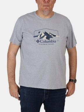 Columbia Path Lake Graphic Tee II férfi rövid ujjú póló szürke színben 1
