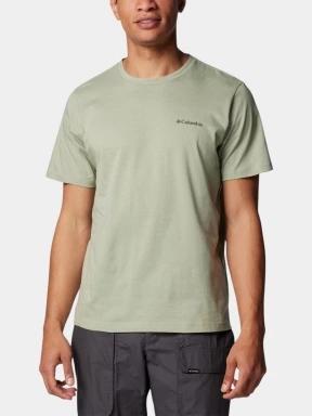 Columbia Rapid Ridge Back Graphic Tee II férfi rövid ujjú póló zöld színben 1
