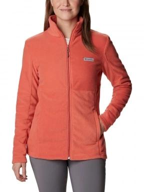 Columbia Basin Trail III Full Zip női polár pulóver rózsaszín színben 1