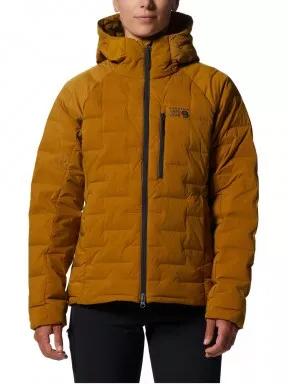 Mountain Hardwear Stretchdown Hoody női pehelykabát oliva színben 1
