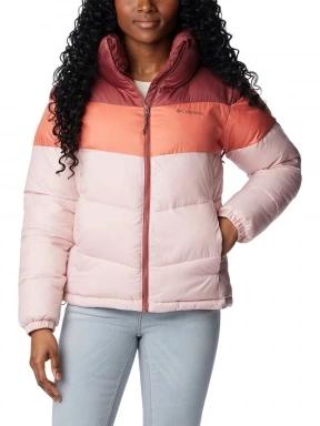 Columbia Puffect Color Blocked Jacket női utcai kabát rózsaszín színben 1