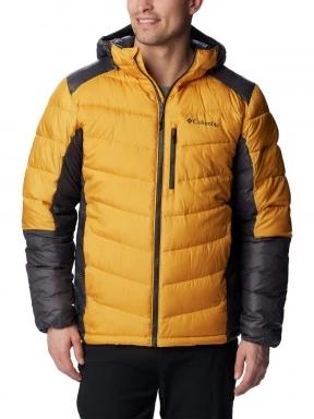 Columbia Labyrinth Loop Hooded Jacket férfi utcai kabát sárga színben 1