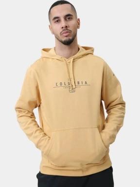 Columbia Columbia Trek Hoodie férfi kapucnis pulóver sárga színben 1