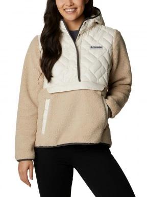 Columbia Sweet View Fleece Hooded Pullover női polár pulóver homok színben 1