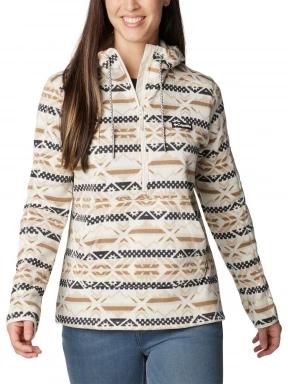 Columbia W Sweater Weather Hooded Pullover női polár pulóver homok színben 1