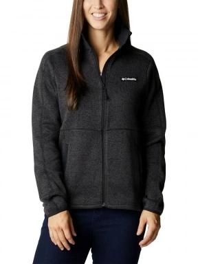 Columbia W Sweater Weather Full Zip női polár pulóver fekete színben 1