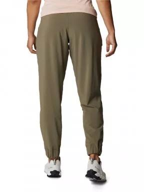 Columbia Pleasant Creek Warm Jogger női túranadrág zöld színben 3