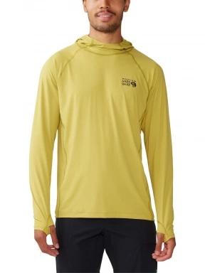 Mountain Hardwear Crater Lake Hoody férfi kapucnis pulóver sárga színben 1