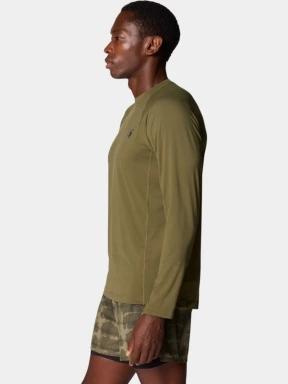 Mountain Hardwear Crater Lake Long Sleeve férfi hosszú ujjú sport póló oliva színben 3
