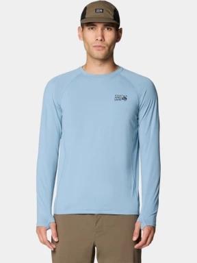 Mountain Hardwear Crater Lake Long Sleeve férfi hosszú ujjú sport póló kék színben 1
