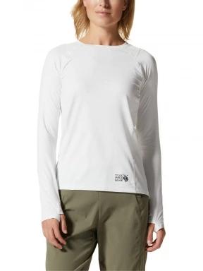 Mountain Hardwear Crater Lake Long Sleeve női hosszú ujjú póló szürke színben 1