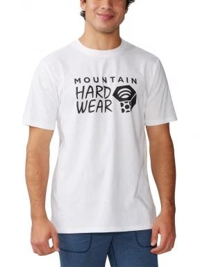 Mountain Hardwear MHW Logo Short Sleeve férfi rövid ujjú póló fehér színben 1