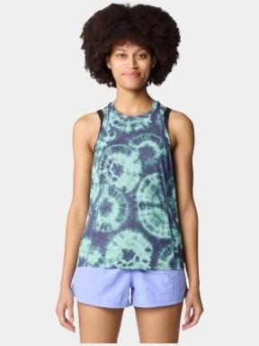 Mountain Hardwear Crater Lake Tank női rövid ujjú sport póló kék színben 1