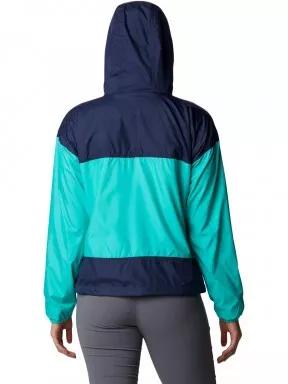 Columbia Flash Challenger Lined Windbreaker női széldzseki zöld színben 3