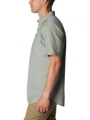 Columbia Rapid Rivers Novelty Short Sleeve Shirt férfi rövid ujjú ing zöld színben 3