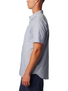 Columbia Rapid Rivers Novelty Short Sleeve Shirt férfi rövid ujjú ing kék színben 3