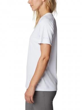 Columbia W Zero Rules Graphic Crew női rövid ujjú sport póló fehér színben 3