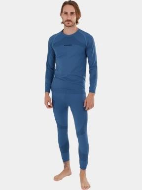 Fundango Seamless Baselayer Set férfi aláöltöző szett kék színben 1