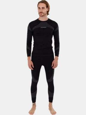 Fundango Seamless Baselayer Set férfi aláöltöző szett fekete színben 1