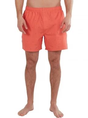 Fundango Bono Print Boardshort férfi boardshort piros színben 1
