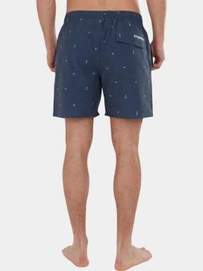 Fundango Bono Print Boardshorts férfi boardshort szürke színben 3