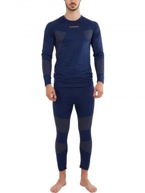 Fundango Seamless Baselayer Set férfi aláöltöző szett sötétkék színben 1
