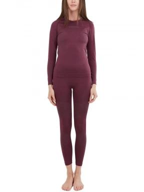 Fundango Seamless Baselayer Set női aláöltöző szett lila színben 1