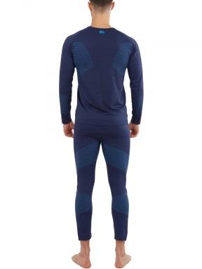 Fundango Seamless Baselayer Set férfi aláöltöző szett sötétkék színben 3