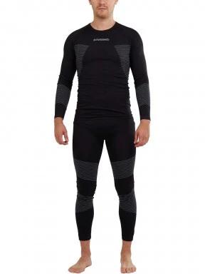 Fundango Seamless Baselayer Set férfi aláöltöző szett fekete színben 1