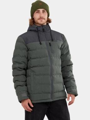 Fundango Passat Padded Jacket férfi steppelt átmeneti kabát zöld színben 1