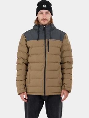 Fundango Passat Padded Jacket férfi steppelt átmeneti kabát barna színben 1