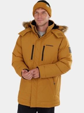 Fundango Spirit Parka Jacket férfi télikabát sárga színben 1