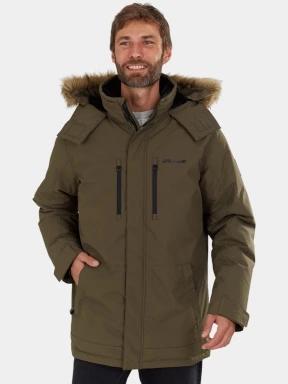 Fundango Spirit Parka Jacket férfi télikabát oliva színben 1