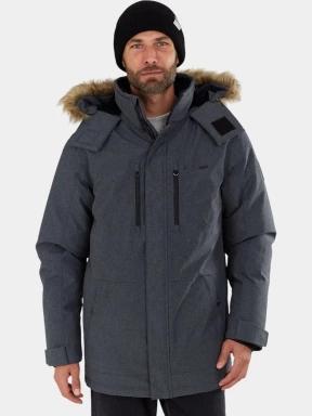 Fundango Spirit Parka Jacket férfi télikabát szürke színben 1