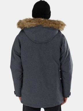 Fundango Spirit Parka Jacket férfi télikabát szürke színben 3