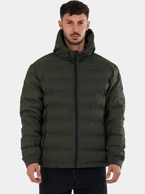 Fundango Patriot Padded Jacket férfi steppelt átmeneti kabát oliva színben 1