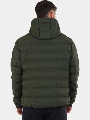 Fundango Patriot Padded Jacket férfi steppelt átmeneti kabát oliva színben 3