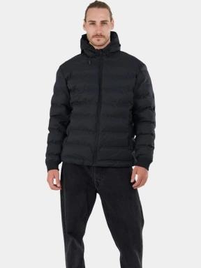 Fundango Patriot Padded Jacket férfi steppelt átmeneti kabát fekete színben 1