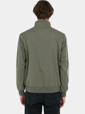 Fundango Harrington Casual Jacket férfi átmeneti kabát zöld színben 3