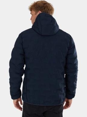 Fundango Smoke Eco Hooded Jacket férfi túrakabát sötétkék színben 3