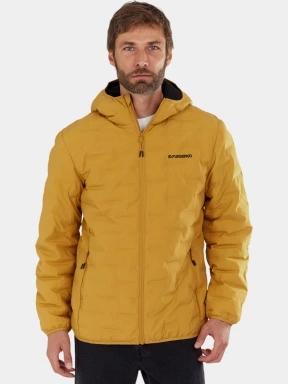 Fundango Smoke Eco Hooded Jacket férfi túrakabát sárga színben 1