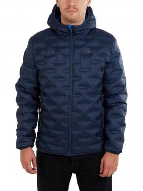 Fundango Smoke Hooded Jacket férfi utcai kabát sötétkék színben 1
