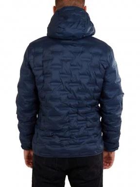 Fundango Smoke Hooded Jacket férfi utcai kabát sötétkék színben 3