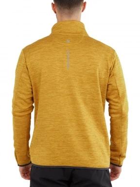 Fundango Jefferson Fleece Jacket férfi polár pulóver barna színben 3