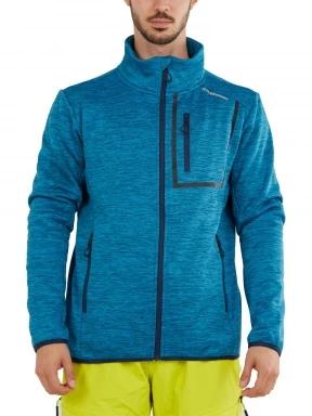 Fundango Jefferson Fleece Jacket férfi polár pulóver kék színben 1