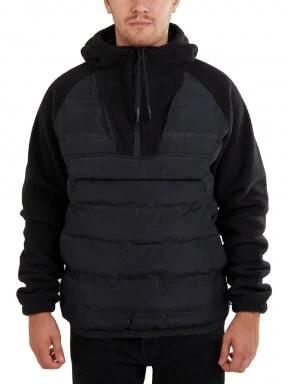 Fundango Mongrel Hybrid Jacket férfi utcai kabát fekete színben 1