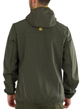 Fundango Alloy Hooded Softshell férfi softshell kabát zöld színben 3