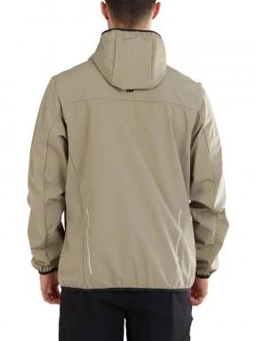 Fundango Alloy Hooded Softshell férfi softshell kabát homok színben 3