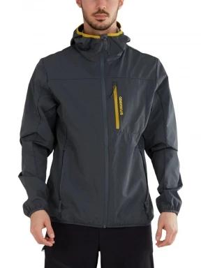 Fundango Alloy Hooded Softshell férfi softshell kabát szürke színben 1