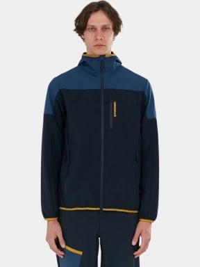 Fundango Alloy Hooded Softshell férfi softshell kabát sötétkék színben 1